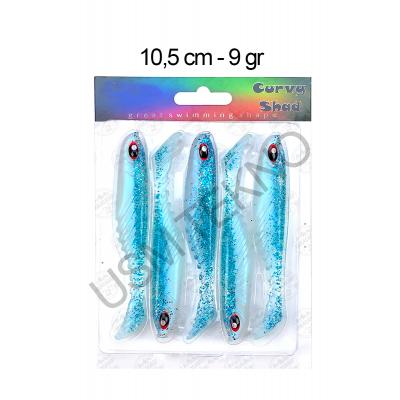 Silikon Balık Sasi Yem 5 Adet 10.5cm 9 Gr Rapala Lures Yapay Yem Turna Levrek Silikon Yem