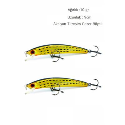 2 Adet Rapala Lures Yapay Yem 10 Gr.9cm  Turna Levrek Rapala LüferAilesi JigYem Suni Yem