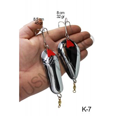 Turna Kaşık 2 Adet Rapala Lures Yapay Yem Turna Kaşığı Turna Levrek Lüfer Alabalık Kaşığı