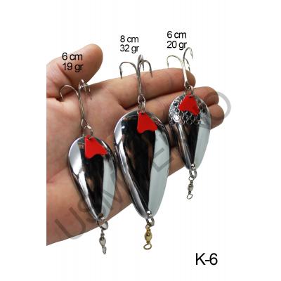 Turna Kaşık 3 Adet Rapala Lures Yapay Yem Turna Kaşığı Turna Levrek Lüfer Alabalık Kaşığı