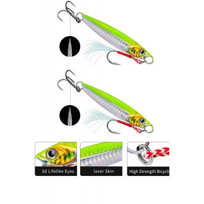 Jig Yem 2 Adet Rapala Lures Yapay Yem Suni yem 21Gr 7cm Lrf Spin Avı Yem Asist KancalıYem