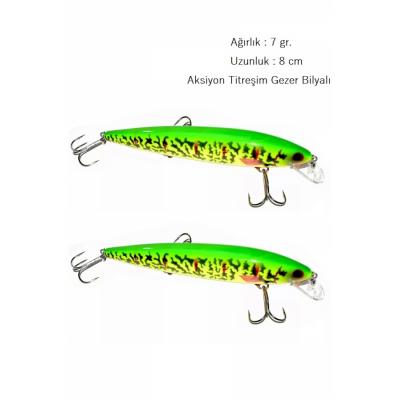 2 Adet Rapala Lures Yapay Yem7 Gr.8cm Turna Levrek Rapala LüferAilesi JigYem